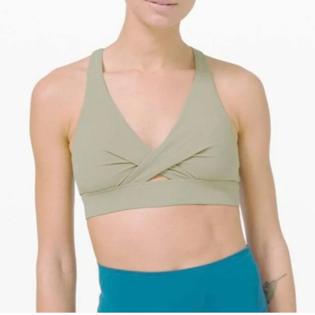 Lululemon Sweet Awakenings Arctic Mint Bra